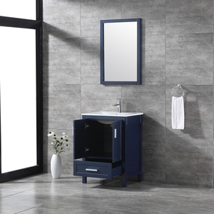 Meuble-lavabo autoportant en bois massif, moderne et écologique, avec miroir encadré, vasque en céramique, résistant à l'eau, style ferme, pour hôtel - Product Image 3