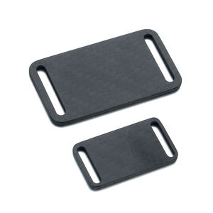 Yiwu Aceon poids léger taille personnalisée collier pour animaux de compagnie sangle ID pendentif Laser graver mode étiquette de chien en <span class=keywords><strong>Fiber</strong></span> de carbone - Product Image 1