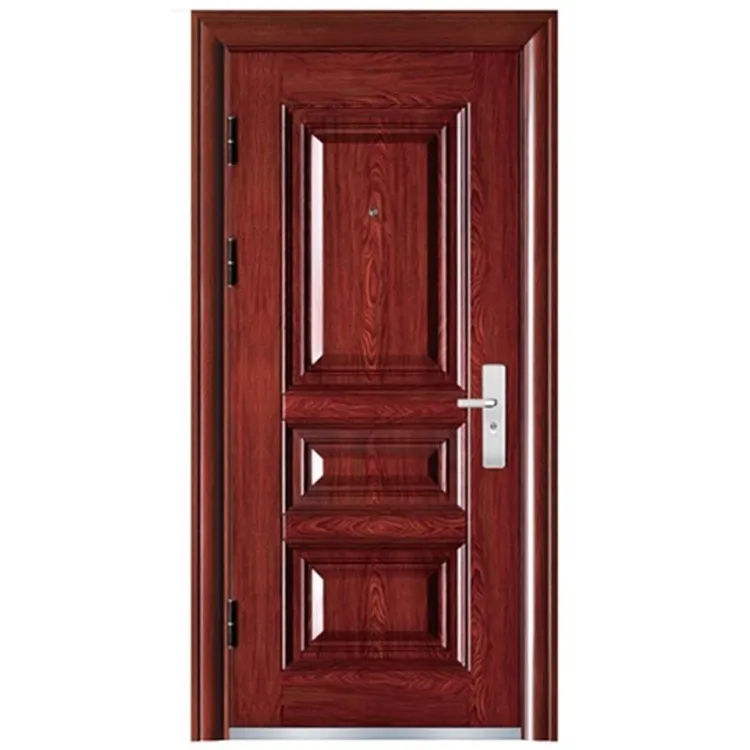 Metal door inside room door