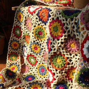 Y-Z carré serviette <span class=keywords><strong>crochet</strong></span> canapé loisirs tapis fait main châle jette couverture couettes - Product Image 3