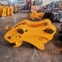 Connecteur rapide d'attelage rapide hydraulique de coupleur rapide d'excavatrice du DHG-08 EC210/PC200/CAT320 pour l'excavatrice 20 tonnes