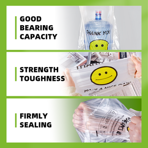 Nhà Máy Giá Biểu Tượng Tùy Chỉnh In Mua Sắm Tùy Chỉnh Nhựa Áo Sơ Mi Túi Hàng Tạp Hóa Túi Nhựa Cho Bán Lẻ - Product Image 4