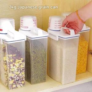 Conteneur à céréales et à riz de grande capacité avec poignée, contenants de stockage alimentaire pour l'organisation de la cuisine - Product Image 5