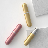 Perfume Bottle Spray Bottle 5ml Hot Sale 5Ml High Quality Empty Travel Pocket Aluminum Refillable Perfume Spray Bottle