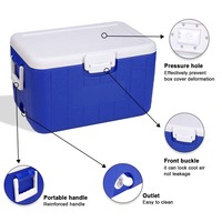 Ensemble complet de glacières isothermes avec blocs de glace, comprenant des glacières de 3 tailles pour le camping en famille, les pique-niques et les essentiels de plage