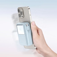Fabricant de batteries externes, batterie externe avec affichage numérique LED, SCP 22,5 W, charge rapide, mini batterie externe sans fil 10000 mAh avec câble