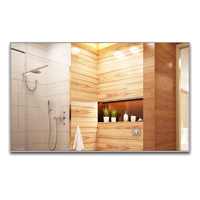 Espejo inteligente de 10,1 pulgadas a 100 pulgadas con pantalla táctil LED Android espejo mágico antiniebla para baño TV