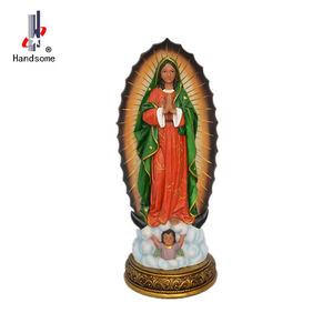 Estatua de la Virgen María y el Niño <span class=keywords><strong>Jesús</strong></span> de 36 Pulgadas, de Poliresina, Pintada a Mano, Duradera, Personalizable, Decoración para el Hogar - Product Image 4