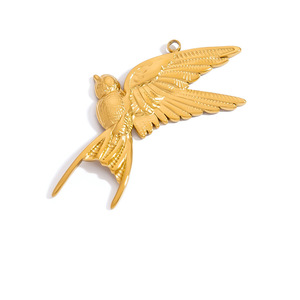 จี้เครื่องประดับสแตนเลส รูปทรงต่างๆ ชุบเคลือบ สำหรับทำสร้อยคอ อุปกรณ์ DIY ขนาดกลาง - Product Image 5