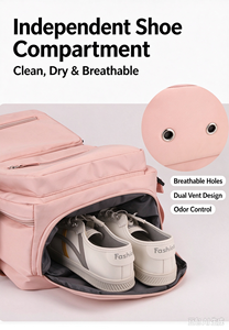 Pink Waterproof <b>Laptop</b> Backpack USB Charging Travel Business <b>Bag</b> <b>Large</b> Capacity Anti Theft Daypack - Product Image 3