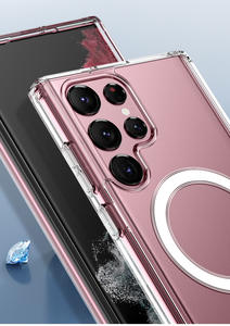 Étui de téléphone portable à chargement sans fil magnétique transparent pour Samsung Galaxy S26 Plus Ultra S25 Housse de protection S24 FE - Product Image 4