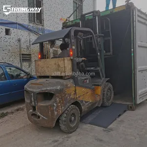 Recipiente de aço para caminhão de alumínio, reboque de boa qualidade para caminhão de alumínio, recipiente para quintal de aço barato, rampas para desbloqueado 10t