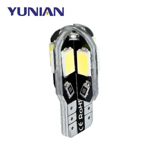 Универсальные внешние фонари без ошибок T10 led Canbus Led w5w 194 5730 5630 t10 8smd canbus лампа автомобильная лампа оптом