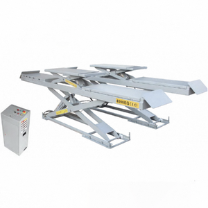 Eco-way 100% Original de alta calidad <span class=keywords><strong>5000KG</strong></span> elevadores de tijera de doble nivel de coche para plataforma de tijera elevadora de alineación de cuatro ruedas - Product Image 1