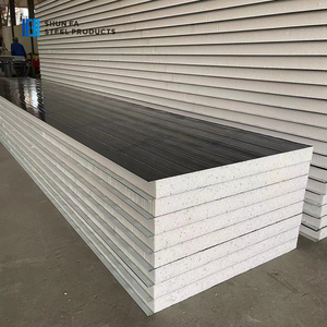 Panel sándwich Eps personalizado Paneles de pared <span class=keywords><strong>exterior</strong></span> de espuma de revestimiento personalizado Tableros de techo <span class=keywords><strong>Aislamiento</strong></span> aislado <span class=keywords><strong>Casa</strong></span> al aire libre - Product Image 1