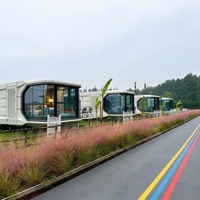 Maison conteneur modulaire mobile durable en acier pour ateliers, hôtels, restaurants, bars, ateliers, imperméable et résistant au feu