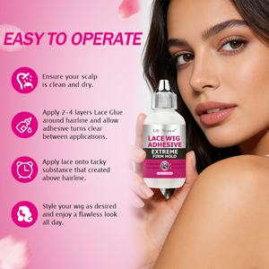 Adhésif pour <span class=keywords><strong>perruque</strong></span> en dentelle HENMEILI, personnalisation de la coiffure, 38 ml, séchage rapide, tenue forte, sans stimulation, protection du cuir chevelier - Product Image 5