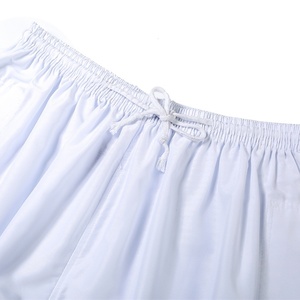 Practical, lightweight, washable men's casual outdoor walking pants made of polyester with an <b>elastic</b> waistband - Product Image 1