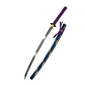 Épées de samouraï dorées fluides de 102 cm, forgées à la main Longquan, épées Iaii monobloc, cadeau pour garçon, accessoire de cosplay, ornement de collection, katanas - Product Image 5