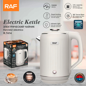 Bouilloire électrique <span class=keywords><strong>RAF</strong></span> 2.0L R.7414 1500W, ébullition rapide, base pivotante à 360 degrés, arrêt automatique, voyant lumineux, bouilloire à eau domestique - Product Image 6