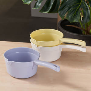 ชุดทัพพีน้ำพลาสติก 2 ชิ้น ทนทานต่อการตกกระแทก ใช้ได้ทั้งในครัวและห้องน้ำ พร้อมด้ามจับยาว - Product Image 3