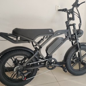 <span class=keywords><strong>Bicicletta</strong></span> <span class=keywords><strong>Elettrica</strong></span> Fuoristrada <span class=keywords><strong>da</strong></span> 20 Pollici con Batteria al Litio e Pneumatici Larghi per Neve e Spiaggia, Bici <span class=keywords><strong>da</strong></span> <span class=keywords><strong>Corsa</strong></span> V8 con Doppio Freno a Disco e 7 Velocità - Product Image 3