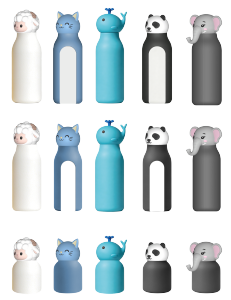 Borraccia Termica per Bambini in Acciaio Inox 304 di Alta Qualità con Cannuccia, Bottiglia d'Acqua da Viaggio a Doppia Parete Isolata per Bambini e Bambine - Product Image 5