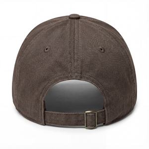 Casquettes de baseball personnalisées à 6 panneaux avec logo brodé, en coton lavé, non structurées, style « dad hat » - Product Image 4