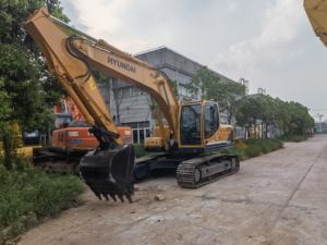 Excavatrice d'occasion originale Hyundai 220LC-9s bon marché pelleteuse d'occasion en vente - Product Image 4