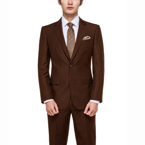 Traje de Hombre de Lujo para la Élite Empresarial, Verde Oscuro Sólido, Solapa de Muesca, Tela TR, Conjunto de Negocios, Traje de Novio - Product Image 2