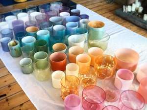 Kristal ruh çakra renk kristal şarkı söyleyen kase ses şifa manevi enstrüman - Product Image 4