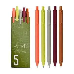 KACO-bolígrafos de tinta de Gel personalizados, Juego de 20 colores, punta fina de 0,5mm, 5 colores, Morandi II