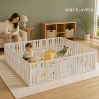 Parc de jeu pour bébé en promotion, clôture de sécurité intérieure pliable pour tout-petits, grande aire de jeux avec portillon verrouillable, certifié CE, en plastique, modèle Zhejiang 0821