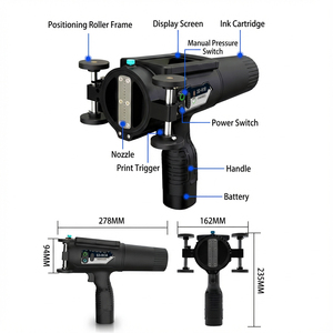 Large Character Handheld Inkjet <strong>Coding</strong> Printer Big Character Carton and Card CODER for Leather Metal for Handheld Application - Product Image 6