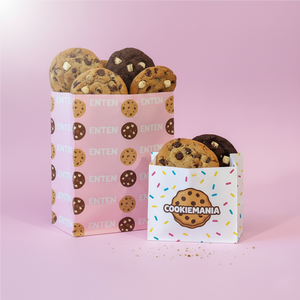 Food Takeaway Recyclable Greaseproof Side Gusset Heat <b>Seal</b> Pastry Bag <b>Waxed</b> Bags Fried Chicken Cookie Popcorn Paper Bag - Product Image 1