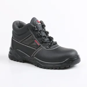 Men's Comfortable Steel Toe Safety Work Boots Industrial Leather Safety Shoes With Work Protection