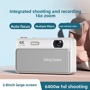 กล้องดิจิตอล CCD รุ่นใหม่แบบพกพา สำหรับนักเรียน ความละเอียด 4K HD ซูมออปติคอล 7.1x-16x หน้าจอ 2"-3" พร้อมระบบกันสั่นภาพอิเล็กทรอนิกส์ - Product Image 2