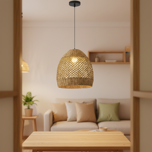 Lustre Lanterne <span class=keywords><strong>en</strong></span> Bambou pour Restaurant Hot <span class=keywords><strong>Pot</strong></span>, Hôtel Commercial, Chambre d'Hôtes, Salon de Thé, avec Culot E27, Tailles Moyennes, Style Artistique Chinois - Product Image 5