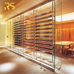 लिविंग रूम फ्लोर पर फ्लोटिंग वाइन स्टोरेज रैक आधुनिक वाइन बोतल धारक का प्रदर्शन घर के लिए शराब रैक - Product Image 5