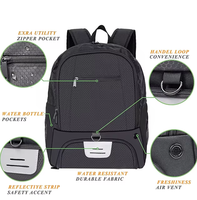 Sac à dos de football pliable, imperméable, antivol, de haute qualité, personnalisé, avec poche pour chaussures, pour jeunes, enfants et adultes, grand sac de sport