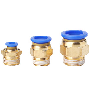 Pc8 02 Straight Through <b>Connector</b> <b>Quick</b> Coupler Brass Pbt Plastic For Air Hose Pump Pneumatic Parts Customizable - Product Image 2