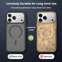 Étui de téléphone magnétique antichoc de luxe de haute qualité pour iPhone 17 18 Pro Max, coque personnalisée au toucher doux effet peau