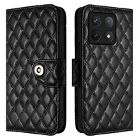 Étui portefeuille design bouton pour Redmi K70 Ultra/Note 13 Pro 5G, pour Xiaomi 14 14 Pro étui de téléphone pochette sac