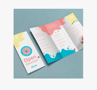 Menú Plegable, Folleto Personalizado, Impresión Económica en Papel y Cartulina A4, Diseño Personalizado, Impresión CMYK, Tarjeta de Visita de Lujo para Graduación, Folleto Comercial