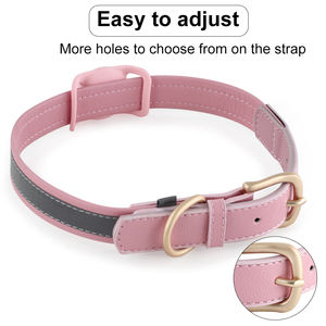 <span class=keywords><strong>Collar</strong></span> para mascotas con etiqueta de aire personalizada ajustable, <span class=keywords><strong>Collar</strong></span> de perro de cuero con seguimiento <span class=keywords><strong>GPS</strong></span>, suministro más vendido - Product Image 2