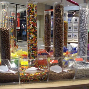 Large Capacity High Detachable Transparent PMMA Acrylic Tube Candy Bin Customizable Size & Color Wholesale - Product Image 4