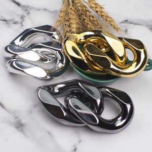 50 Collares <span class=keywords><strong>de</strong></span> Cadena <span class=keywords><strong>de</strong></span> Bambú <span class=keywords><strong>de</strong></span> Plástico, 132 cm <span class=keywords><strong>de</strong></span> Longitud, 22 Eslabones Conectados, Estilo Deportivo - Product Image 4