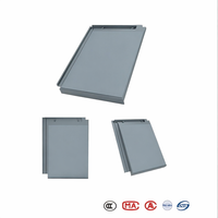 Tuile solaire plate BIPV 10,67-18W à film mince gris, écologique, pour la rénovation de maisons |   Prêt pour le marché européen