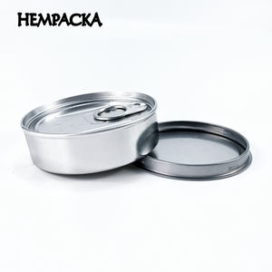 Latas de almacenamiento de impresión de pegatinas personalizadas HEMPACKA a granel con tapa de plástico - Product Image 6