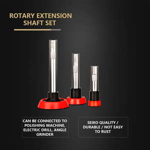 SPTA Juego de Ejes de Extensión Rotatorios de Acero Inoxidable, Conector Adaptador para Amoladora Angular y Pulidora Rotatoria, Varilla de Conexión - Product Image 2